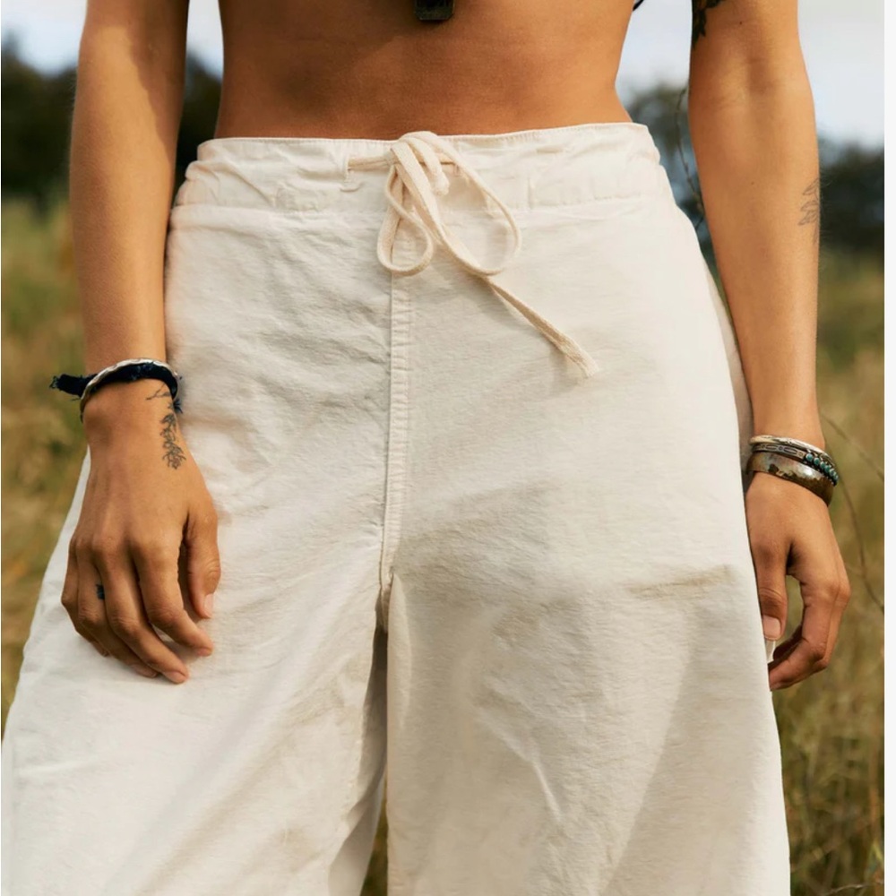the flight pant in white ripstop